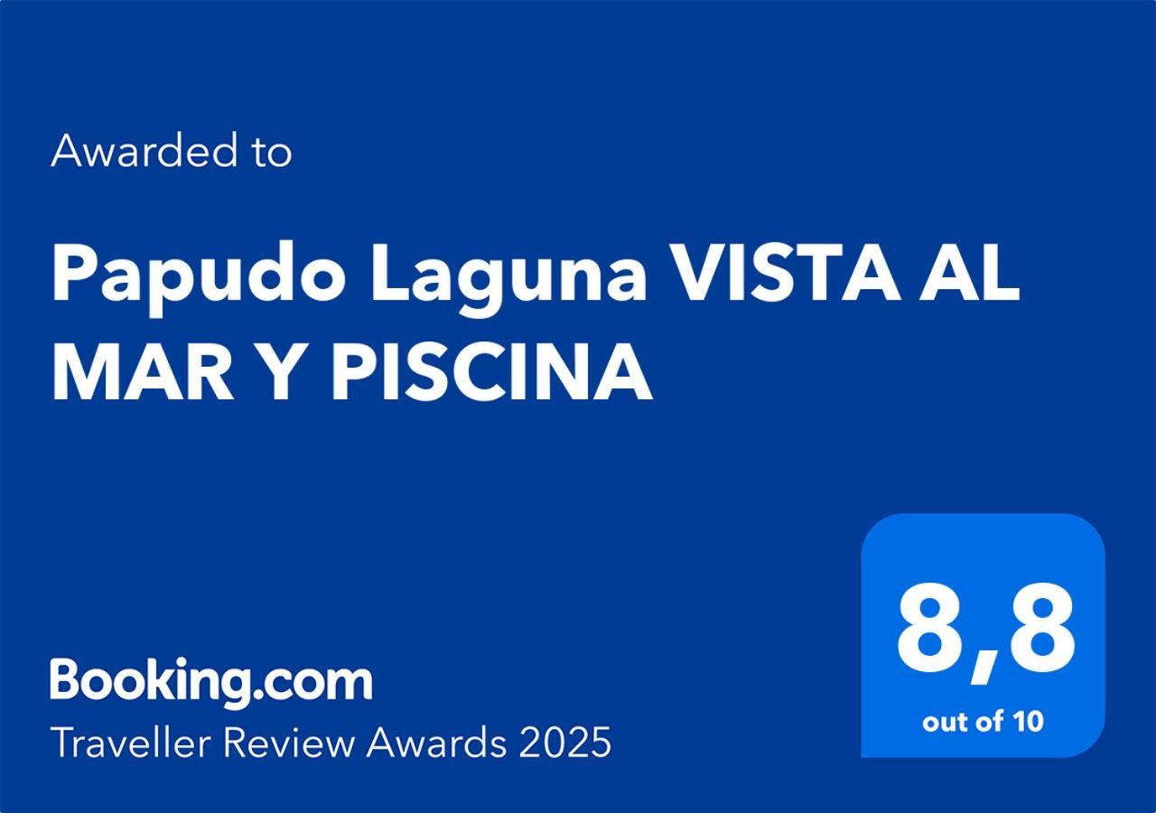 Papudo Laguna Vista Al Mar Y Piscina Ngoại thất bức ảnh