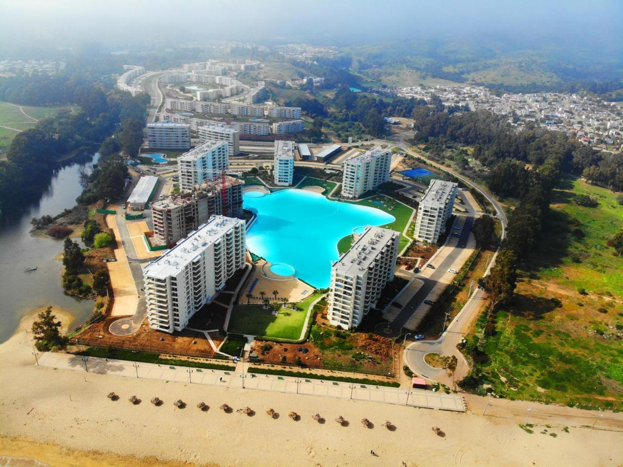 Papudo Laguna Vista Al Mar Y Piscina Ngoại thất bức ảnh